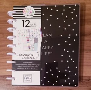 UNDATED 12 months Happy Planner + Accessories